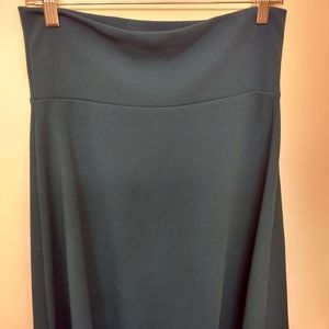 EUC LuLaRoe Azure skirt Teal